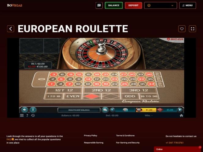 Bovegas Online Casino