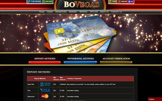 Bovegas Online Casino